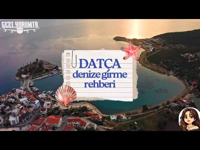 Datça koyları ve deniz